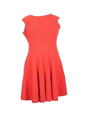 Danny and Nicole Dress 18 Womens Coral Sleeveless Cut Out Midi